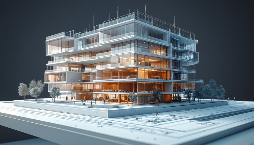 a picture of a BIM model with Management